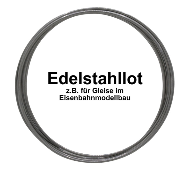 LZVA5 - VA-LOT 1m - Ø1 mm Edelstahllot (ca.5,5g)